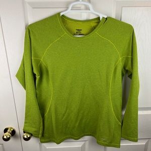 Patagonia Capilene 3 Midweight Long Sleeve Top lime Green Size Large